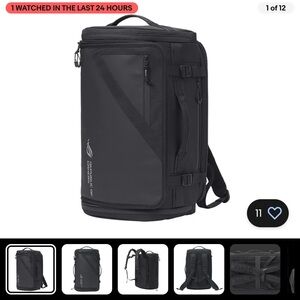 Original ASUS ROG BP2703 Archer Weekender Backpack 17'' Laptop Travel Bag 32L